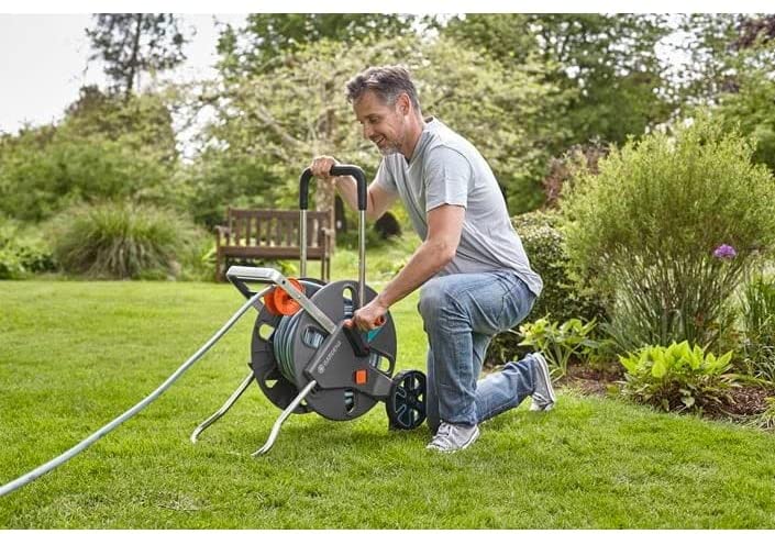 GARDENA Aquaroll S Trolley (in box) with 20 m classic hose, 13
