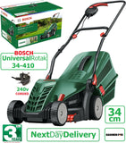 SALE best PRICE - £119.97 - BOSCH UniversalROTAK 34-410 Corded Push Mower 06008A6470 4053423321852 LA  **** PAY PAL & AMEX payments ONLY online or call free on 0800 731 7008 to pay via VISA MASTERCARD ****
