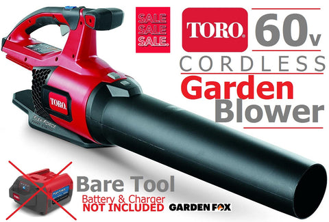 SALE PRICE - £119.97 BARE TOOL TORO MAX 60V Cordless Brushless Garden BLOWER 51825T 9310317982731