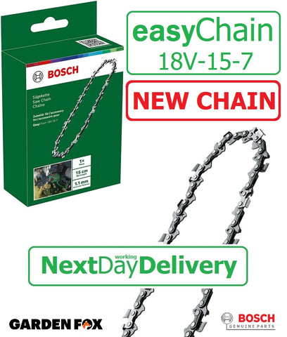 Genuine Best Price - £14.97 - BOSCH 18v-15-7 Chainsaw Replacement CHAIN - F016800624 4059952627861 **********PAY PAL & AMEX payments ONLY or call 0800 731 7008 to pay via VISA MASTERCARD********