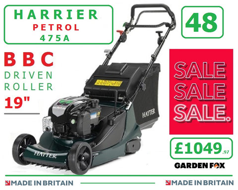 SALE PRICE - £1049.97 - HAYTER * Click & Collection or purchase in store *  new Hayter Harrier 48 VS Autodrive BBC Rear Roller MOWER - Code 475A LA SOH