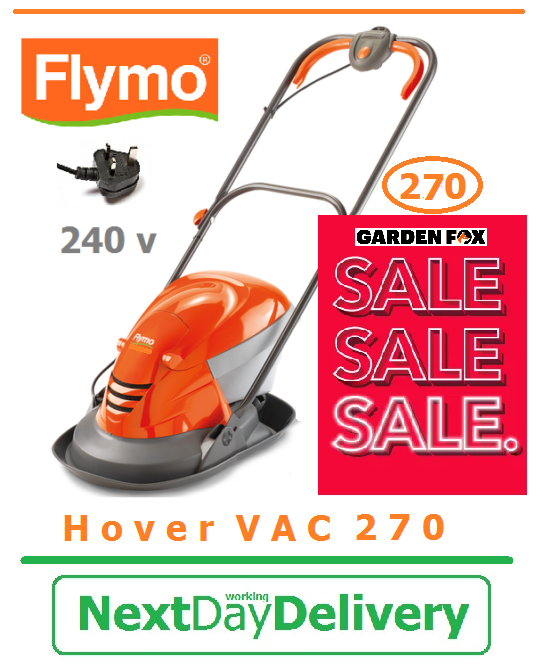 SALE best PRICE 74.97 Flymo Hover Vac 270 Mains Corded 240V Electric Hover mower 7392930137585 LA