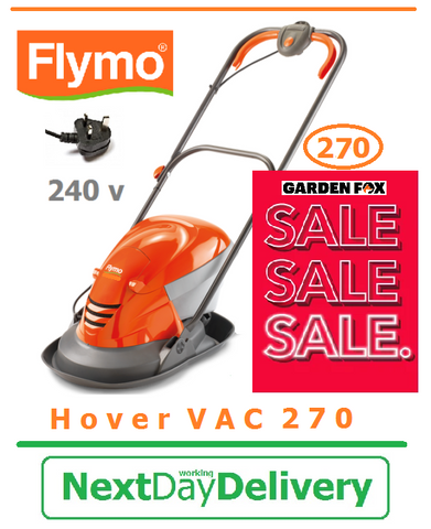 SALE best PRICE £74.97 Flymo Hover Vac 270 Mains Corded 240V Electric Hover mower 7392930137585 LA