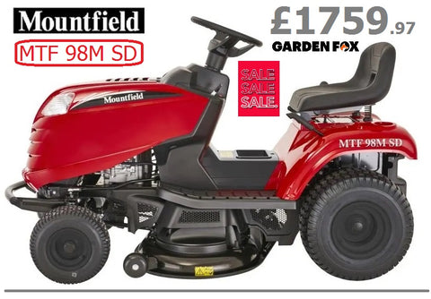 SALE PRICE - £1759.97 * CLICK & COLLECT or visit & purchase in store for local delivery * - new MOUNTFIELD MTF 98M SD Manual Transmission Key Start Ride on MOWER Side Discharge 38.5"/98cm RO