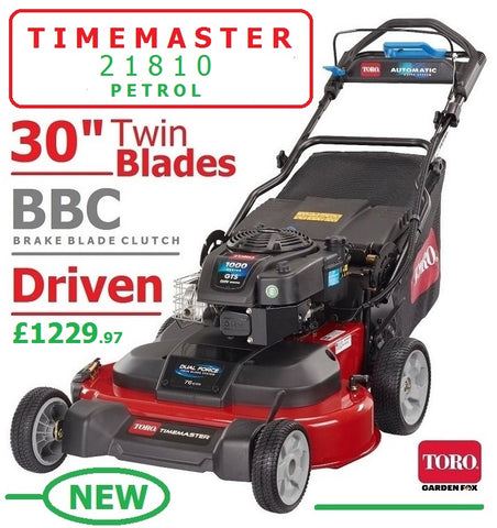 SALE PRICE - £1249.97 - TORO **CLICK & COLLECT or visit & purchase in store** new 2024 TORO Timemaster 30" 76cm Twin Blade LAWNMOWER BBC 3in1 Option 21815 ( Collection Only or Local Delivery on this Product ) LA