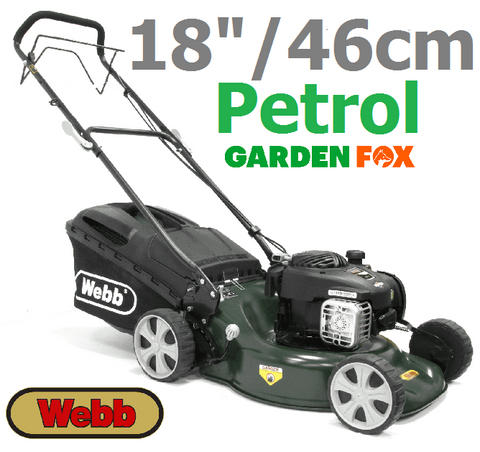 SALE PRICE  £399.97 - Webb **** CLICK & COLLECT or purchase in store **** Webb WER18SP - 18" Petrol Driven Four Wheeled Rotary Mower WER18SP £399.97 LA