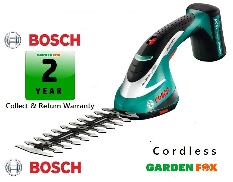 Grass Trimmers Bosch Asb Li Shrub Shear Set New BOSCH ASB Cordless