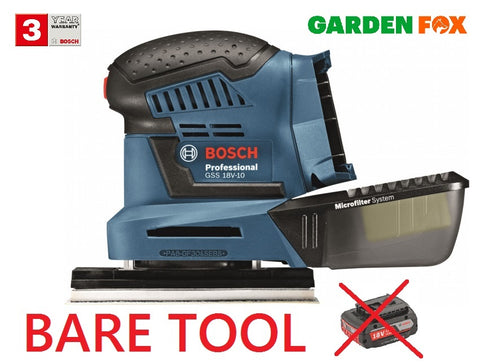 New £104.97 BARE Bosch GSS18V-10 Orbital SANDER in CARTON 06019D0200 3165140813280