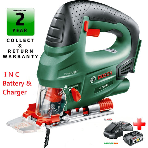 New £139.97 (INC Battery & Charger) Bosch PST18Li TOOL Jigsaw 0603011002 3165140577175