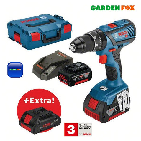 new £246.97 Bosch GSB 18V-28 COMBI DRILL 3 Batteries/LBoxx 0616990K85 3165140963534