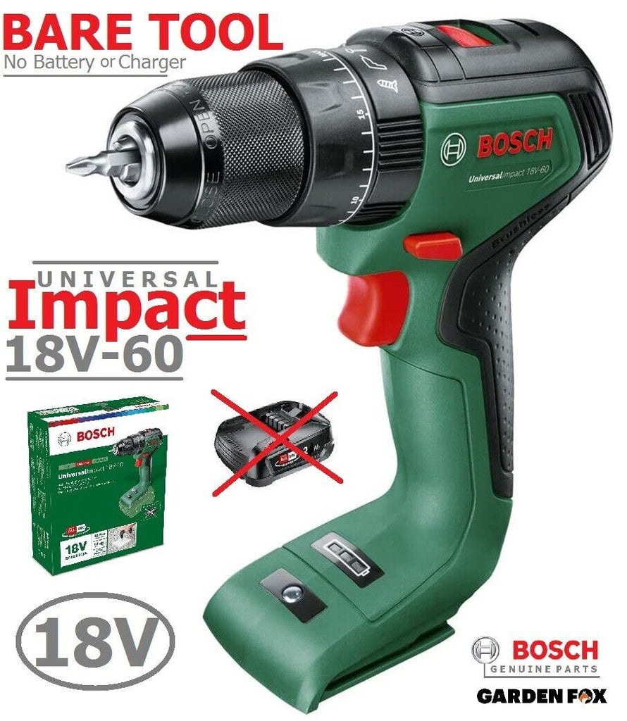 new £72.97 BARE TOOL BOSCH UniversalIMPACT 18V60 Cordless Drill 0