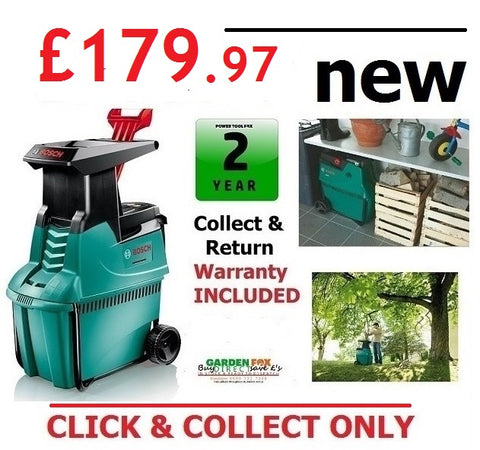 £179.97 - Bosch ****  CLICK & COLLECT or purchase in store  ***** new Bosch AXT25D Garden Drum Shredder 0600803170 3165140465335 SRHD
