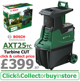 £399.97* - SALE best PRICE - £399.97* BOSCH AXT25TC **** CLICK & COLLECT or purchase in store **** new Bosch AXT25TC Garden SHREDDER 0600803371 4059952640143 SRHD