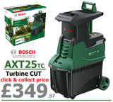£349.97 Brand new Boxed BOSCH AXT25TC **** CLICK & COLLECT or purchase in store **** new Bosch AXT25TC Garden SHREDDER 0600803371 4059952640143 SRHD