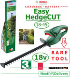 SALE best PRICE - £65.97 - BARE - BOSCH EasyHedgeCUT 18-45 Cordless Hedgecutter 0600849H03 4059952574974 HEC