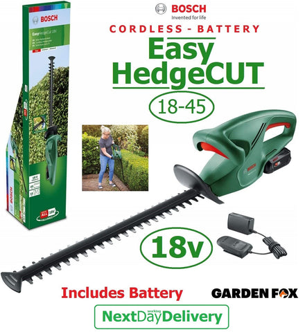 SALE best PRICE - £85.97 - BOSCH EasyHedgeCUT 18-45 Cordless Hedgecutter 0600849H71 4059952574981 HEC  **** PAYPAL & AMEX payments ONLY online or call free on 0800 731 7008 to pay via VISA MASTERCARD ****
