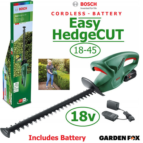 new £99.97 Bosch EasyHedgeCUT 18-45 Cordless Hedgecutter 0600849H70 3165140969666 HEC