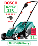 SALE best PRICE - £94.97 - BOSCH Rotak 32R 32 electric Lawnmower 0600885B70 3165140557450 LA