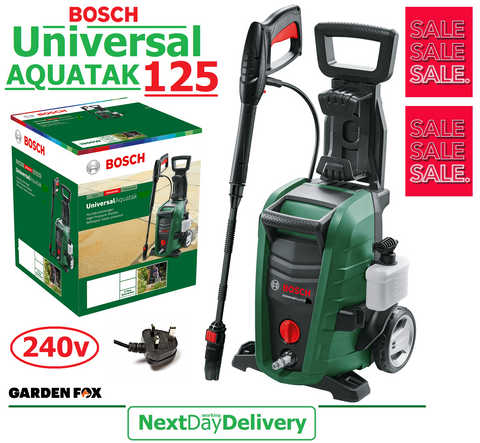 SALE best PRICE - £129.97 - BOSCH Universal Aquatak125 PressureWasher 06008A7A70 3165140883641 PW