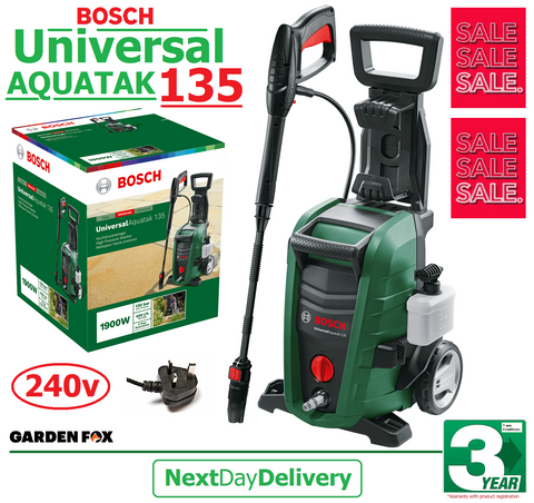 SALE best PRICE - £153.97 - BOSCH AQT Universal AQUATAK 135 Pressure Washer 06008A7C70 3165140883825 PW