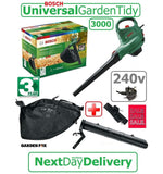 SALE best PRICE - £92.97 - BOSCH Universal GardenTIDY 3000 240V Blower-Vacuum 06008B1071 4059952553740 LV