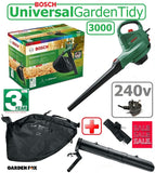 SALE best PRICE - £92.97 - BOSCH Universal GardenTIDY 3000 240V Blower-Vacuum 06008B1071 4059952553740 LV