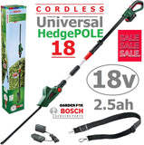 SALE best PRICE £169.97 BOSCH UniHEDGEPOLE18 Cordless Long HEDGECUTTER 06008B3070 3165140888073 HEC **** PAYPAL payments ONLY online **** for ALL CARD PAYMENTS call our sales team free on 0800 731 7008 to pay via VISA MASTERCARD AMEX  ****