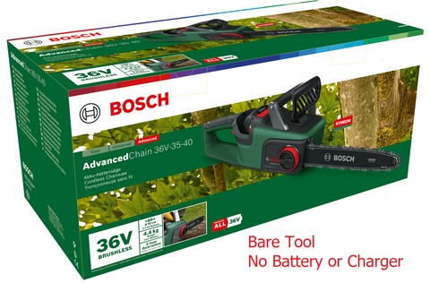 Bosch 36v chainsaw bare hotsell