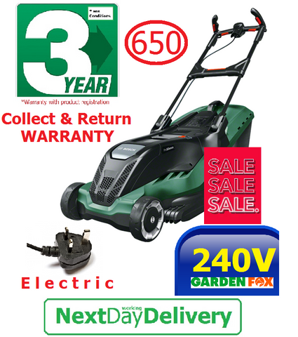 SALE best PRICE - £199.97 - BOSCH Advanced ROTAK 650 Electric Mower Corded 06008B9273 4059952526621 LA