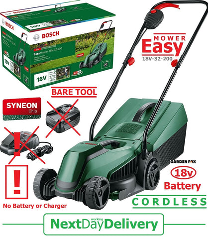 SALE best PRICE - £145.97 - BARE TOOL - BOSCH EasyMOWER 18V-32-200 Cordless Lawnmower 06008B9D01 4059952616148 LA