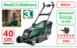 SALE best PRICE - £205.97 BOSCH Advanced ROTAK 40-650 240v Mower CORDED 06008B9H70 4059952658131 LA