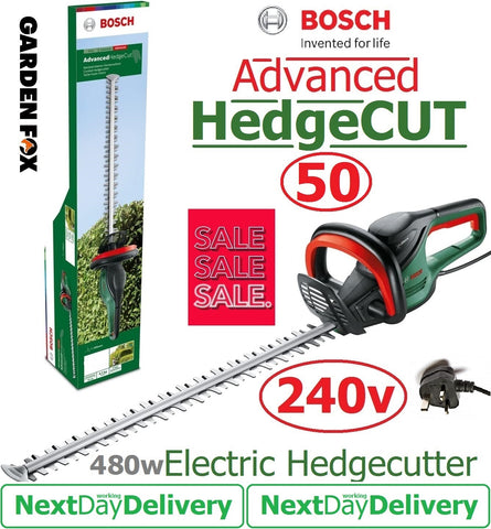 SALE best PRICE - £123.97 - BOSCH Universal HedgeCUT 50 Mains Electric Hedgecutter 06008C0571 4059952614670 HEC