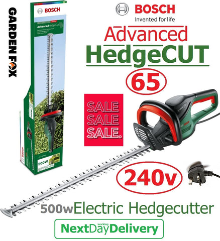 SALE best PRICE - £131.97 - BOSCH Advanced HedgeCUT 65 Mains Electric Hedgecutter 06008C0871 4059952614755 HEC