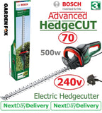 SALE best PRICE - £166.97 BOSCH Advanced Hedge CUT 70 240v Electric Hedgecutter 06008C0971 4059952614793 HEC  **** PAY PAL & AMEX payments ONLY online or call free on 0800 731 7008 to pay via VISA MASTERCARD ****