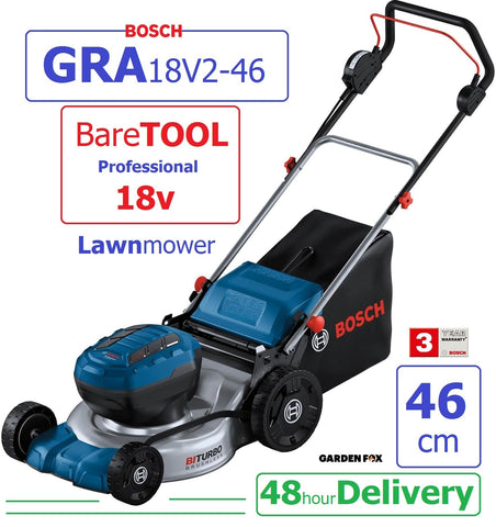 BARE TOOL - BOSCH GRA 18V2-46 Pro Cordless Lawnmower 06008C8000 4059952654812 LA