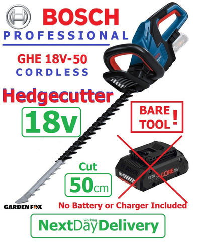 SALE best PRICE - £182.97 - BARE TOOL - BOSCH PRO GHE 18V-50 20" Cordless Hedgecutter 06008C9500 4053423304060  BARE TOOL HEC