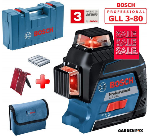 SALE PRICE £334.97 Bosch GLL 3-80 LASER LEVEL Professional - 0601063S00 3165140888356 MT