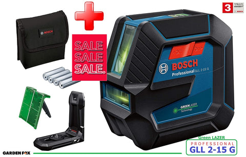 SALE PRICE £155.97 Bosch GLL 2-15G GREEN Line LAZER plus LB10 - 0601063W00 4059952511054 MT