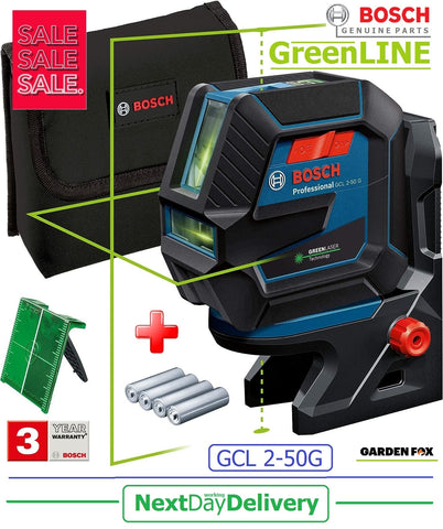 SALE best PRICE - £219.97 Genuine BOSCH GCL2-50G Green Beam COMBI LASER +RM10 0601066M00 4059952511085 MT