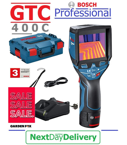 BEST PRICE - £972.97 - BOSCH GTC 400 C PRO Thermal Imaging Camera L-Boxx Kit 0601083171 3165140920162 MT