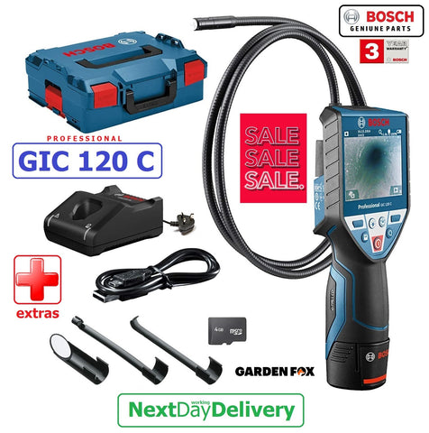 SALE best PRICE - £339.97 - BOSCH GIC120 PRO Inspection Camera L-Boxx Battery 0601241271 3165140839679