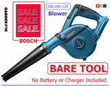SALE PRICE - £74.97 - BARE TOOL Bosch GBL18V-120 BLOWER (Inc extras) 06019F5100 3165140821049 LV