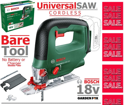 SALE PRICE £74.97 BARE TOOL - Bosch UniversalSAW 18V-100 Cordless Jigsaw 0603011100 4053423225952 JS