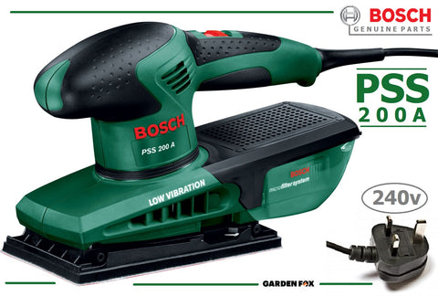 new £54.97 Bosch PSS200A Corded Mains 240V Sander 0603340071 3165140399128 '