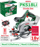 SALE best PRICE £99.97 BARE TOOL Bosch PKS18Li - 18V Circular Saw - 06033B1300 3165140743266