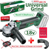 SALE best PRICE - £83.97 - BARE TOOL Bosch UniversalGRIND 18V-75 115mm 06033E5000 4053423237214