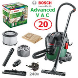 SALE best PRICE - £119.97 - BOSCH Advanced VAC20 AllPurpose VACUUM CLEANER 06033D1270 3165140874014