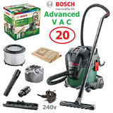 SALE PRICE - £134.97 - BOSCH Advanced VAC20 AllPurpose VACUUM CLEANER 06033D1270 3165140874014