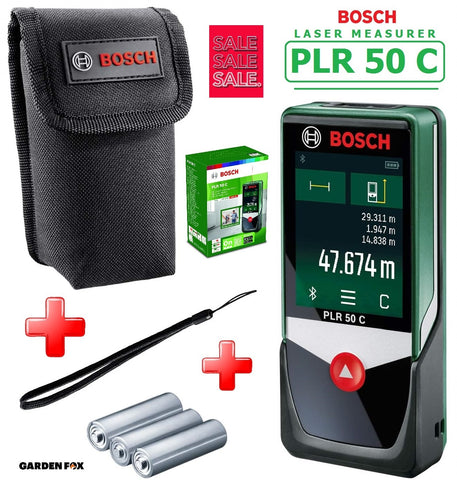 SALE PRICE £96.97 Bosch PLR50C Laser Measurer Bluetooth 0603672201 3165140830072 MT