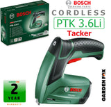 SALE best PRICE - £59.97 - BOSCH PTK 3,6 Li Cordless STAPLE GUN / TACKER 0603968270 4059952566627